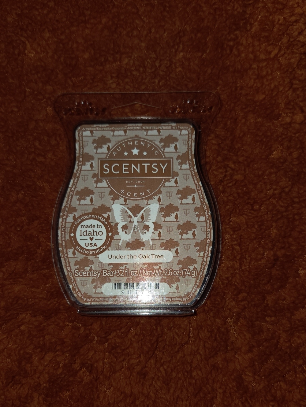 Scentsy Under the Oak Tree Wax Bar - Brown